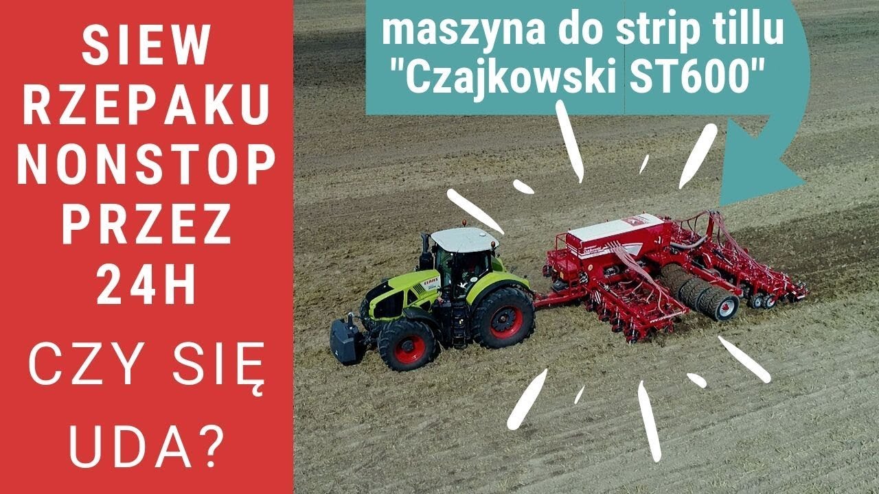USTANAWIANIE REKORDU SIEWU RZEPAKU HA/24h - #93 nawozy nonstop