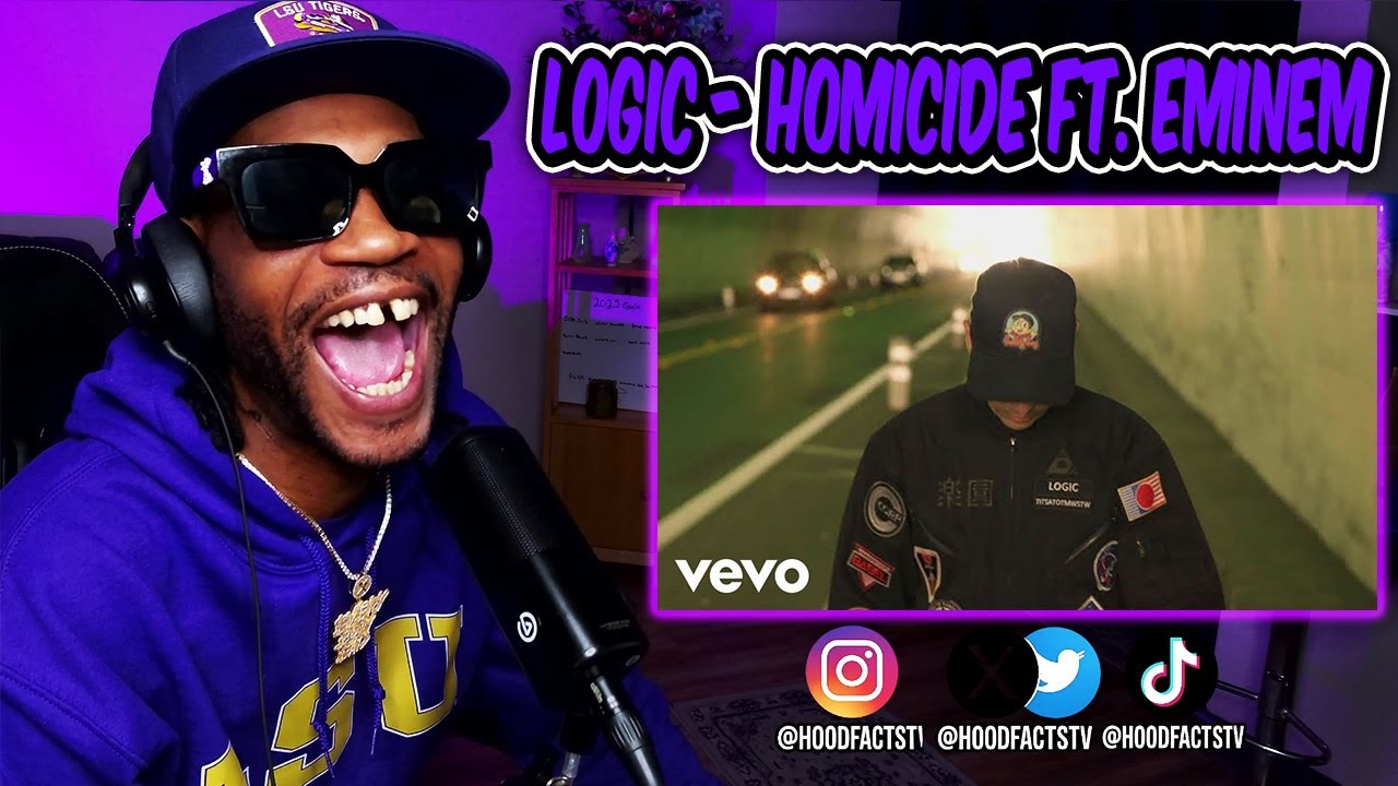 HoodFacts TV Reacts to | Logic - Homicide ft. Eminem