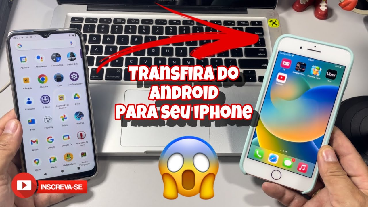 COMO PASSAR TUDO DO ANDROID PARA O IPHONE  - MIGRAR PARA IOS