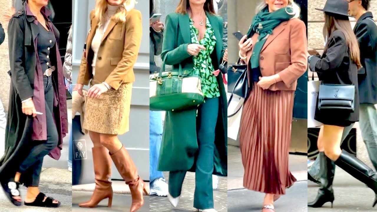 🍁OCTOBER  STREET STYLE 🇮🇹 MILAN FALL FASHION & SHOPPING WALK #vanityfair #harpersbazaarjapan