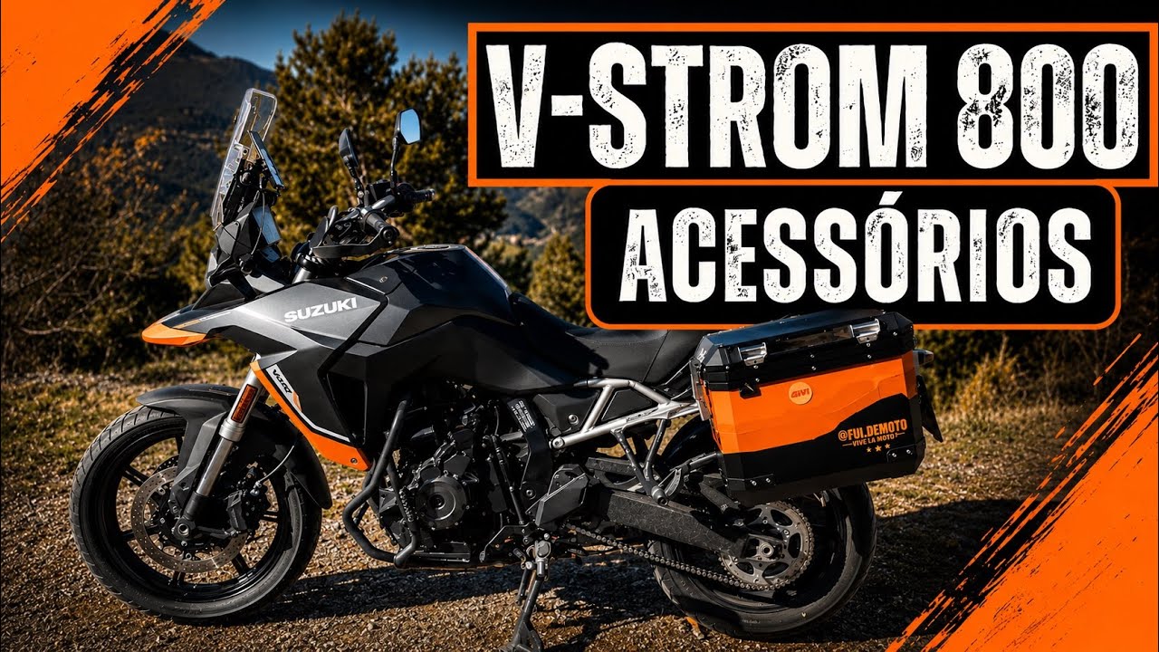 V-Strom 800 Tech / Acessórios - Sinto muito, você precisa fazer isso!