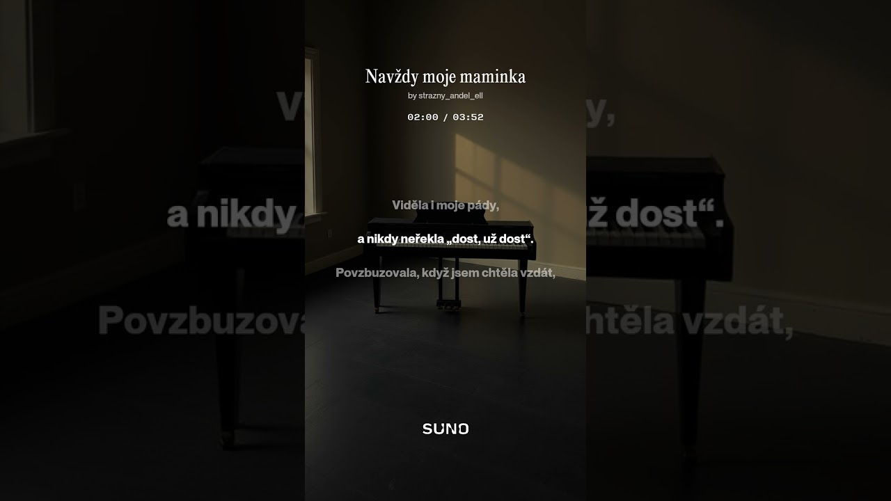 Navždy moje maminka