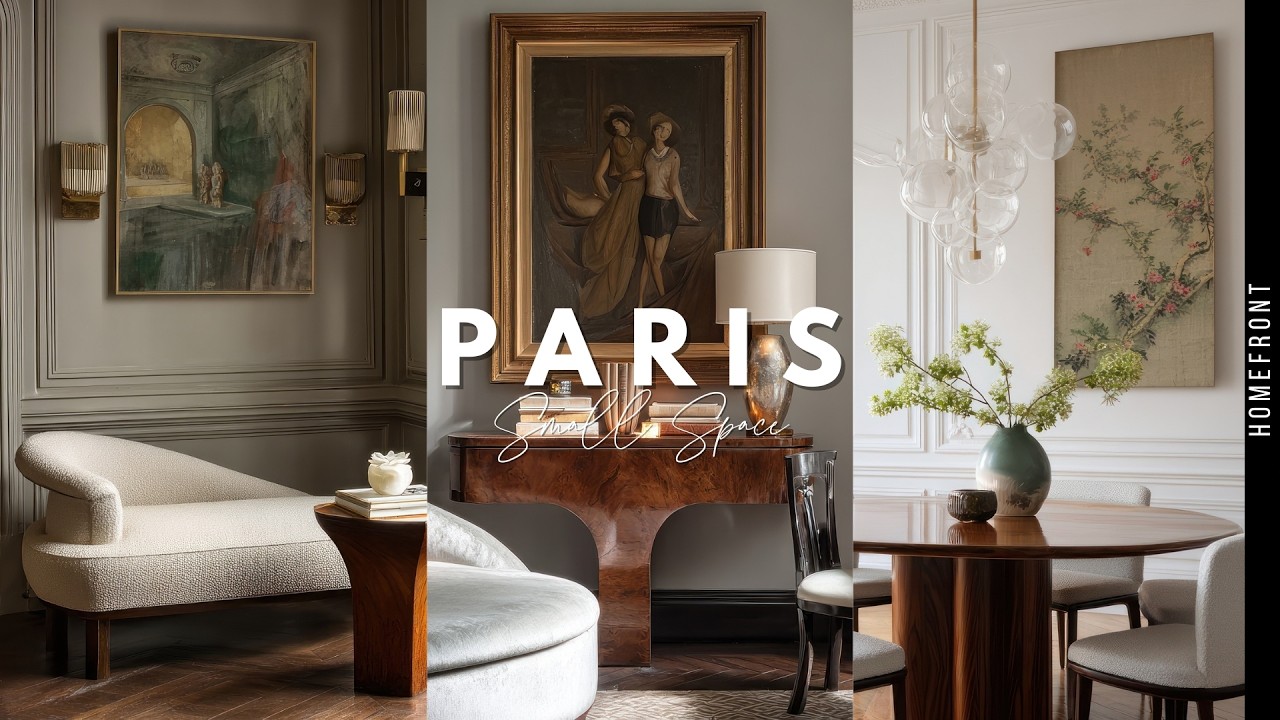 Timeless Paris Interior Design: Art Deco Luxury in a Small Apartment