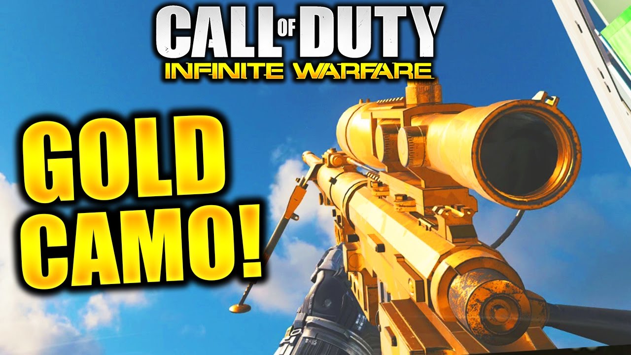 HOW TO GET GOLD CAMO FAST INFINITE WARFARE! - EASY HOW TO GET GOLD CAMO IN INFINITE WARFARE!!