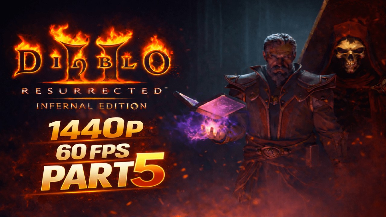 DIABLO 2: RESURRECTED - INFERNAL EDITION  Gameplay Part 5 (FULL GAME 1440p 60FPS) No Commentary