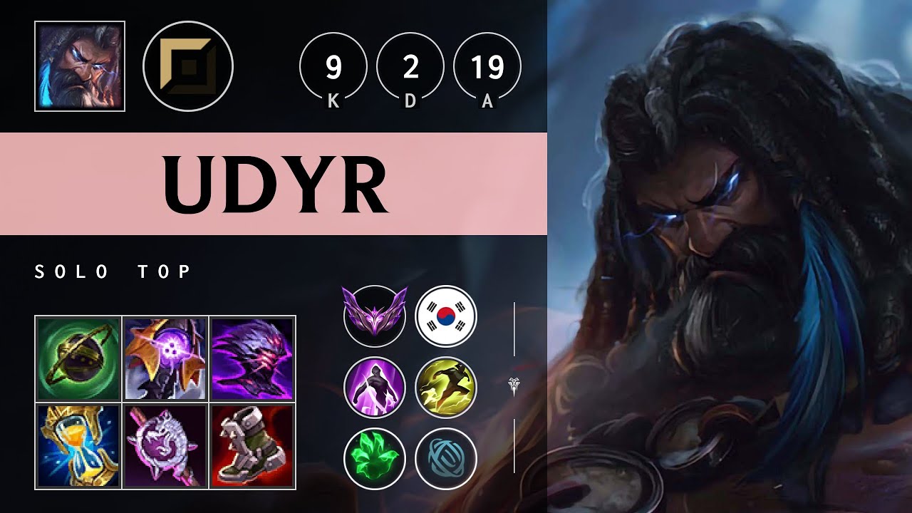 Udyr Top vs Yorick - KR Master Patch 25.08
