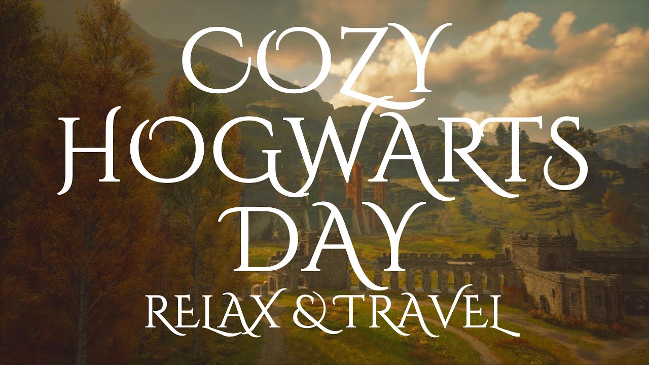🔴 LIVE | A Peaceful Autumn Day at Hogwarts 🕯️🍂 | Study & Relax Ambience