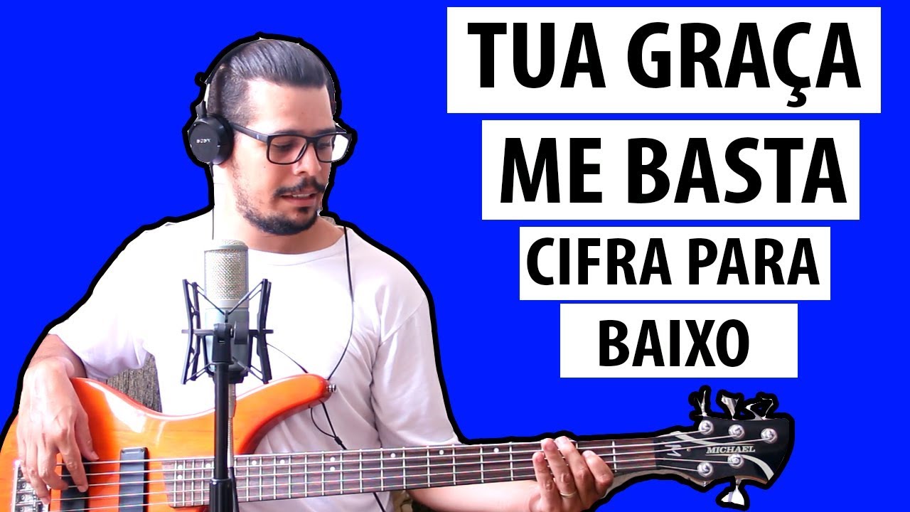 SUA GRAÇA ME BASTA - TOQUE NO ALTAR #contrabaixo #hinocifrado