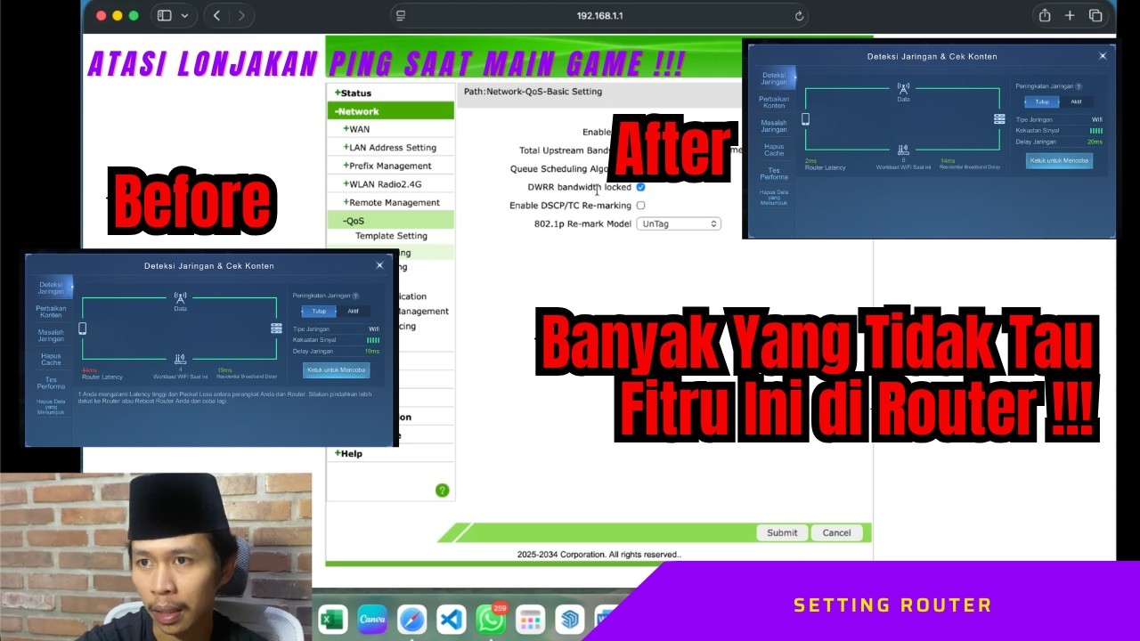 Mengatasi Latensi Router Tinggi Agar Main Game Ping Tidak Loncat !!!