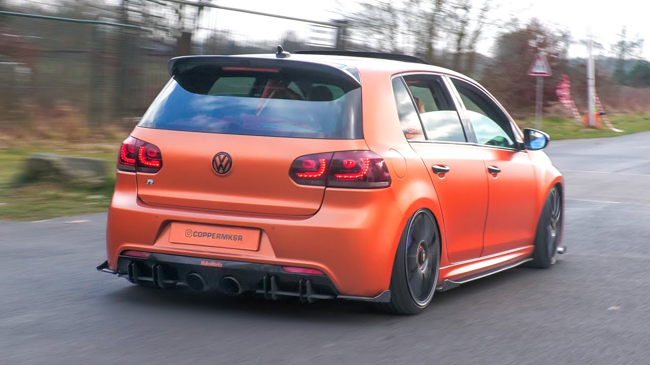 ЛУЧШИЙ ИЗ МОДИФИЦИРОВАННЫХ Volkswagen GOLF, покидающих автошоу | Пламя, управление запуском, уско...