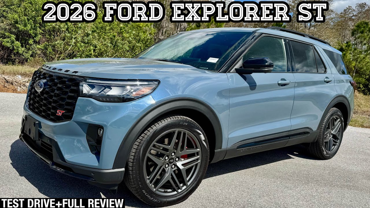 Ford Explorer ST 2026: ТЕСТ-ДРАЙВ + ПОЛНЫЙ ОБЗОР