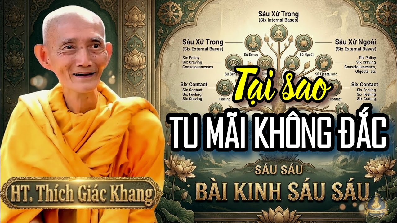 Kinh 66 thấy rõ cốt lõi tu Phật. Tại Sao Tu Mãi Không Đắc? - Ht. Thích Giác Khang