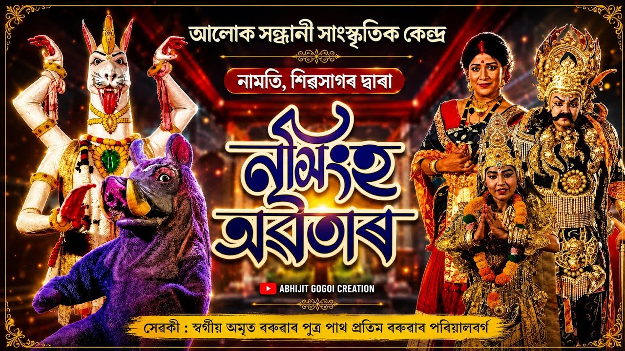 নৃসিংহ অৱতাৰ Nrisingha Avatar | ভাওনা | আলোক সন্ধানী সাংস্কৃতিক কেন্দ্ৰ নামতি, শিৱসাগৰ | Bhaona.