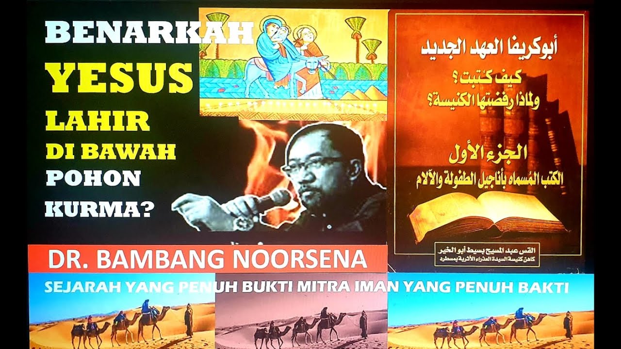 BENARKAH YESUS LAHIR DI BAWAH POHON KURMA?