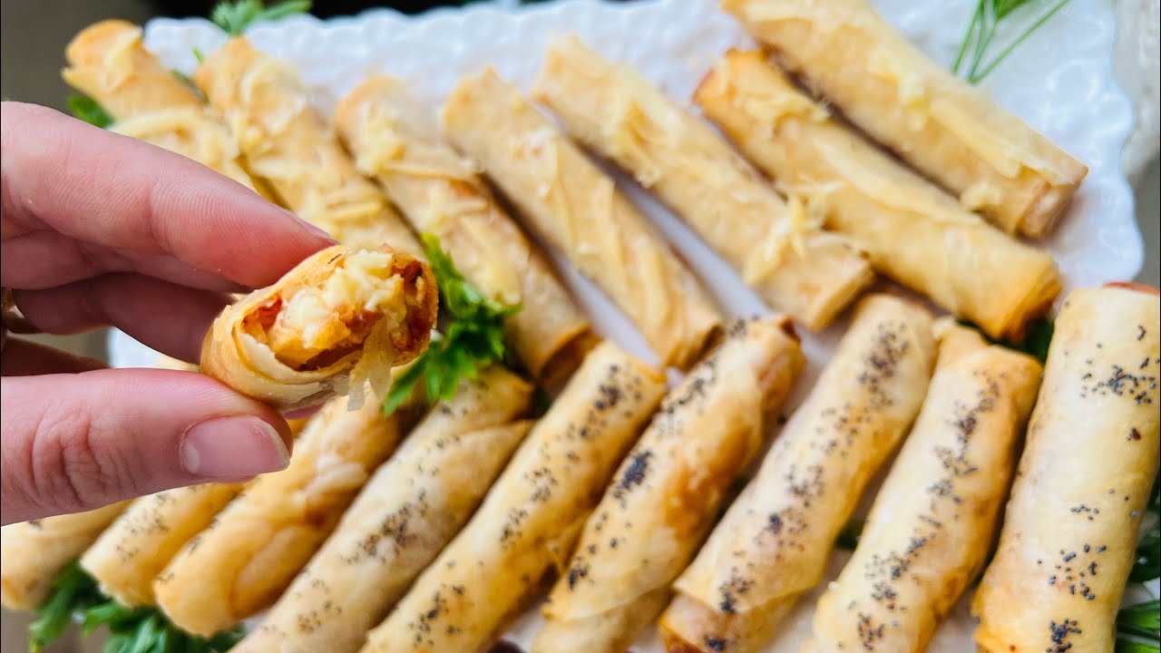 سيگار بالجبن و الفلفل من ألذ المملحات الرمضانية 🌙👌