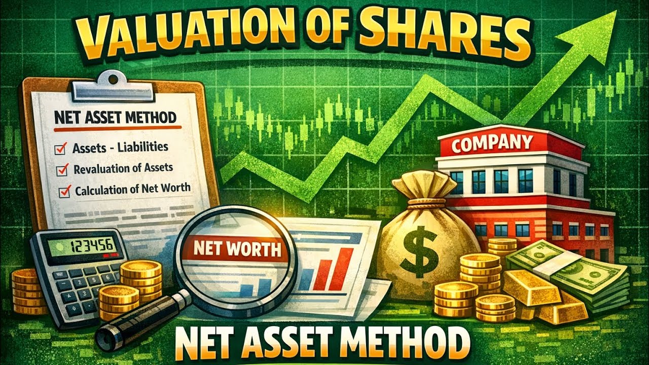 Valuation of Shares || Net asset Method || corporate Accounting by Sonia Ma'am #corporate #share 