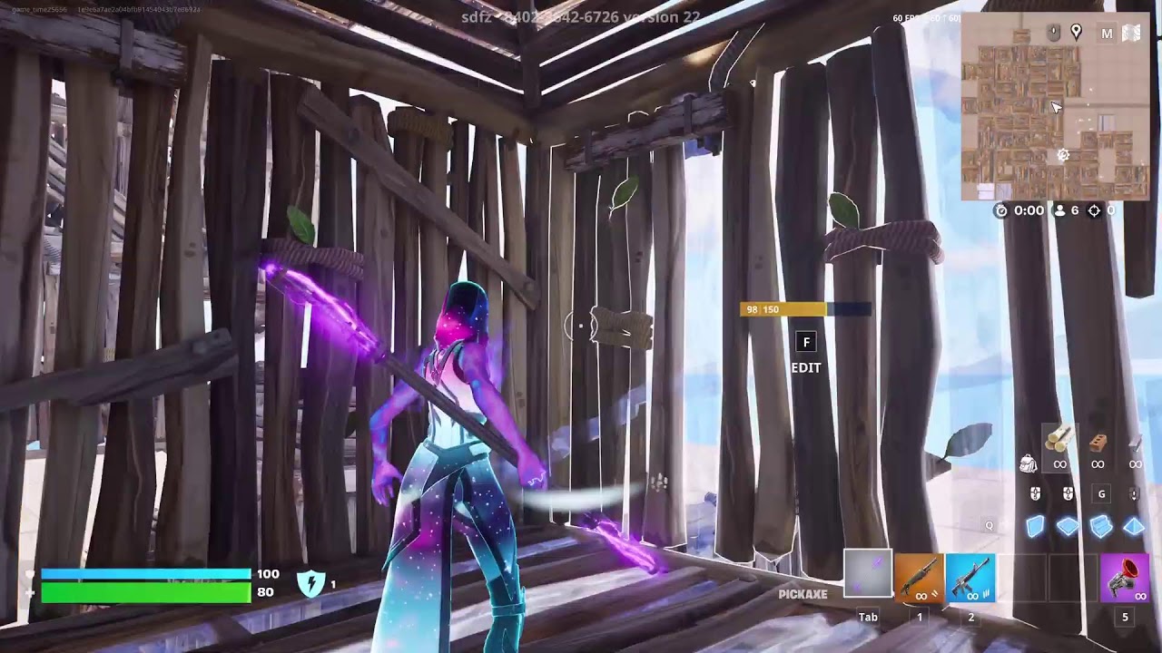playing fortnite