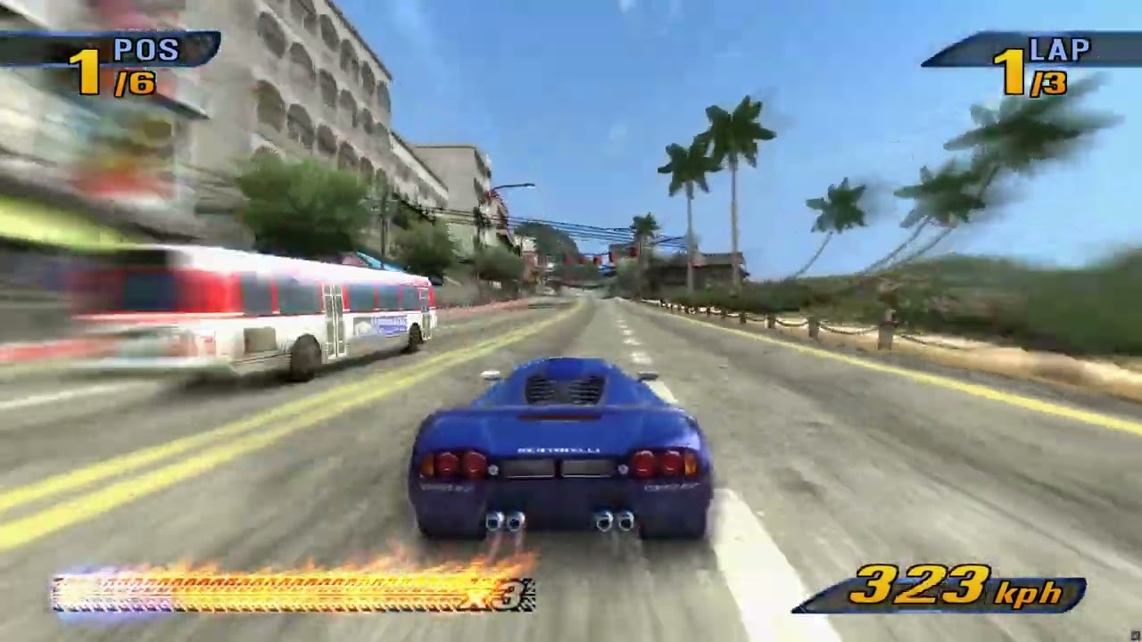 Burnout 3: Takedown | PS2 (PCSX2) | 1080p/60 FPS | 59/73 Racing WT | Island Paradise - Race