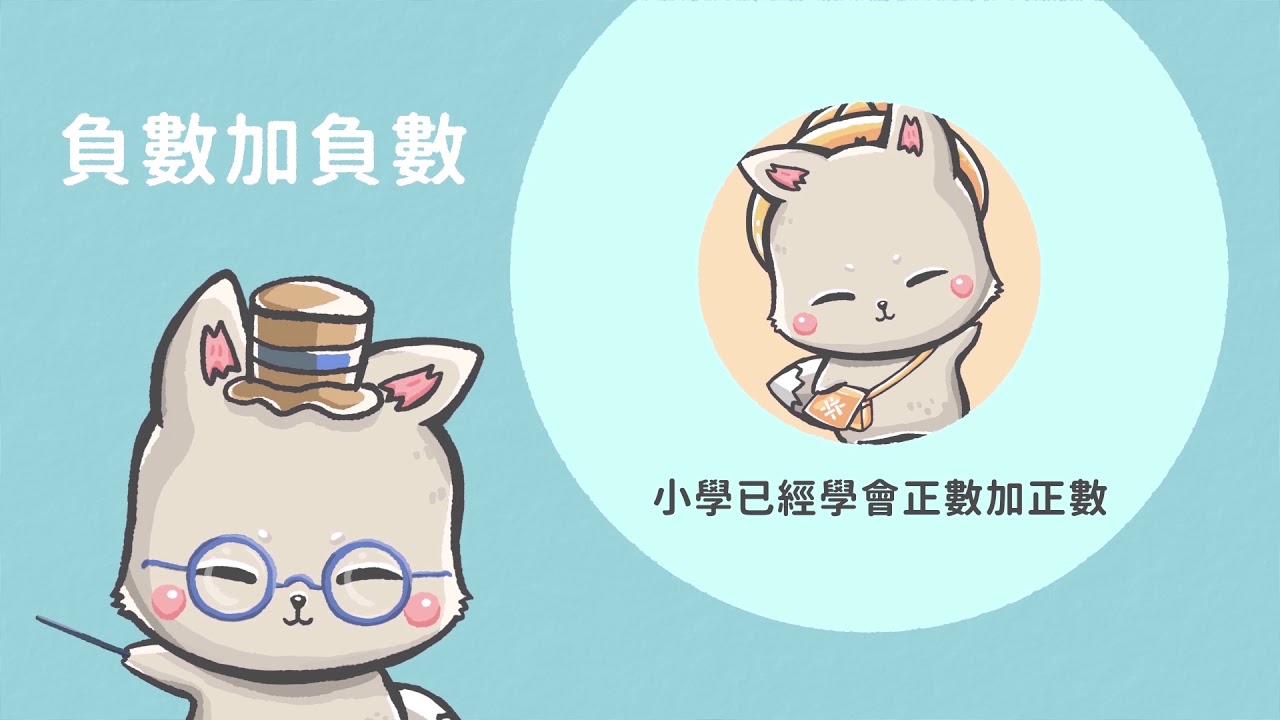整數的加法 1：同號相加