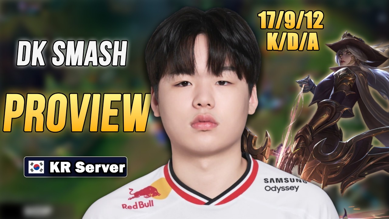 DK Smash Adc Proview  | Ashe Yunara | Patch 26.03