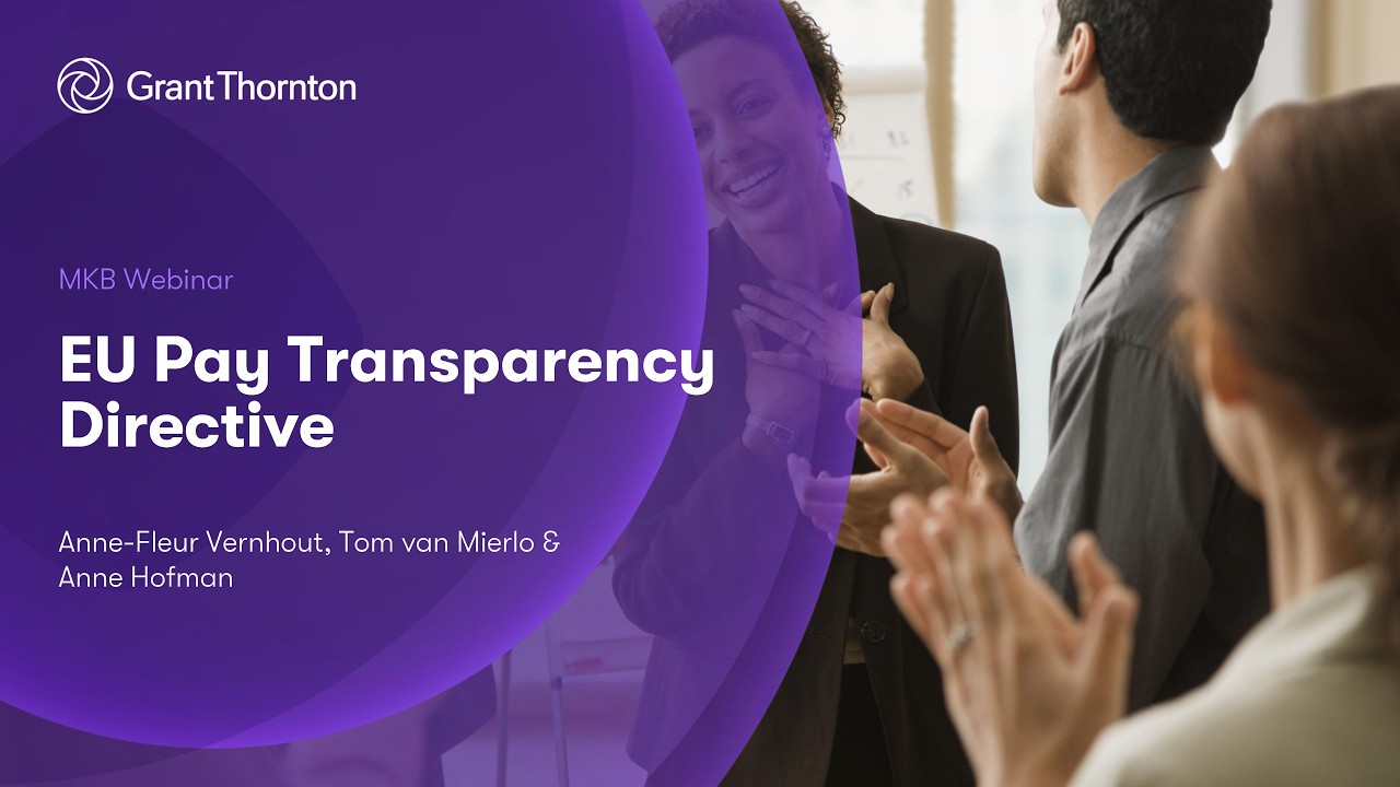 MKB Webinar EUPTD: wat betekent de EU-richtlijn loontransparantie voor jou als werkgever?
