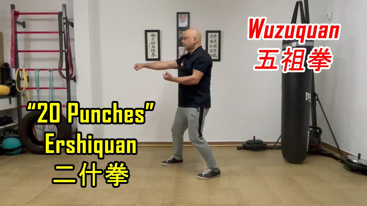 Five Ancestors Fist: 20 Punches (Wǔzǔquán, Èrshíquán - 五祖拳, 二十拳)