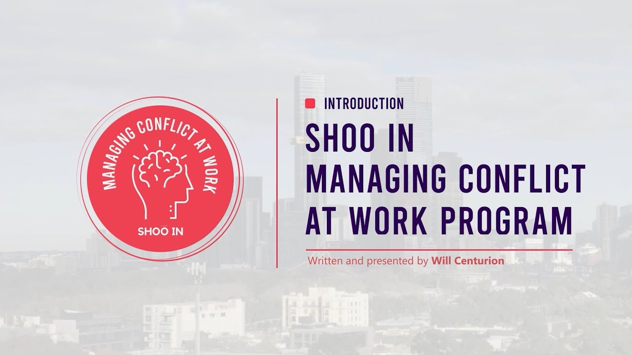 SHOOIN Introduction on Managing Conflict at Work
