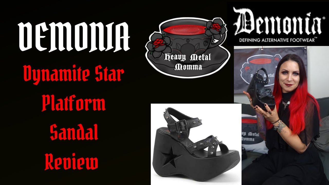 DEMONIA DYNAMITE STAR PLATFORM SANDAL REVIEW