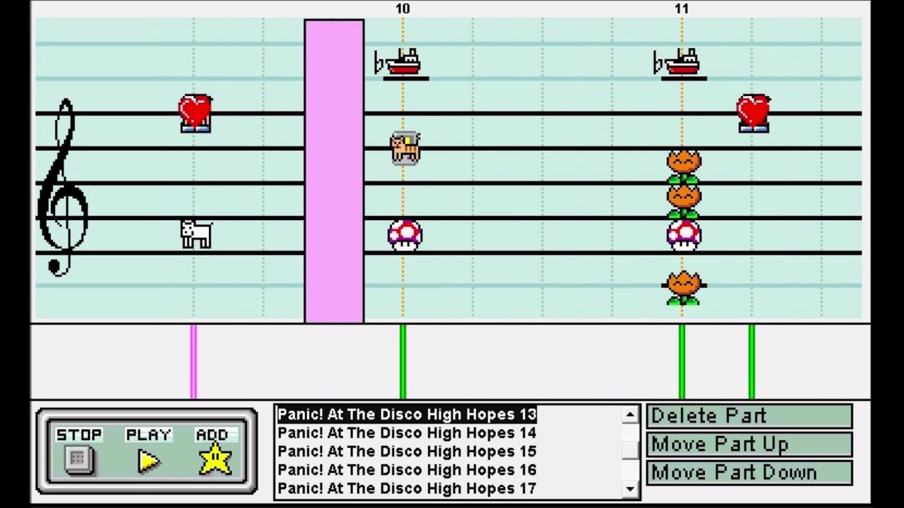 Mario Paint - Panic! At The Disco High Hopes