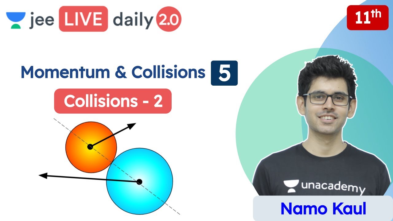 JEE: Momentum & Collisions L5 | Oblique Collision | Class 11 | Unacademy JEE | Physics | Namo Kaul
