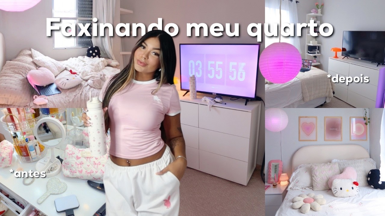 FAXINANDO O MEU QUARTO | organização + reset completo