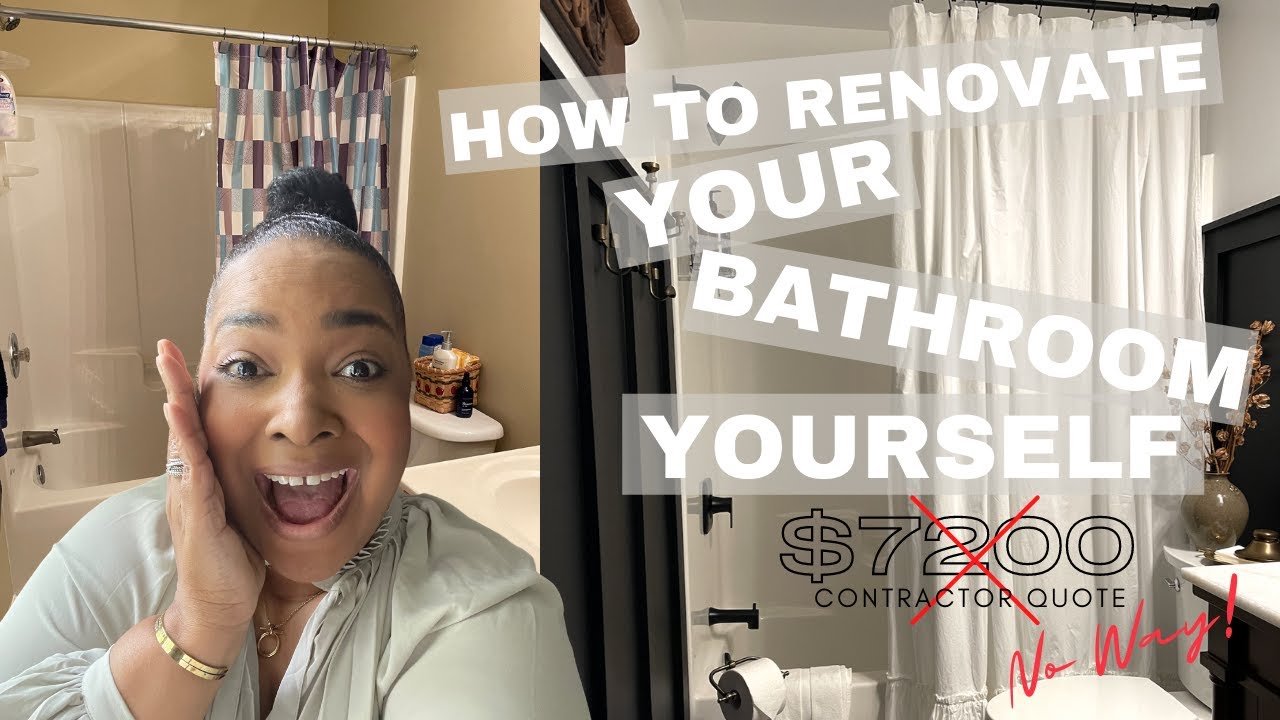 How To Renovate Your Bathroom Yourself + Come Thrift/Antique Shopping With Me!