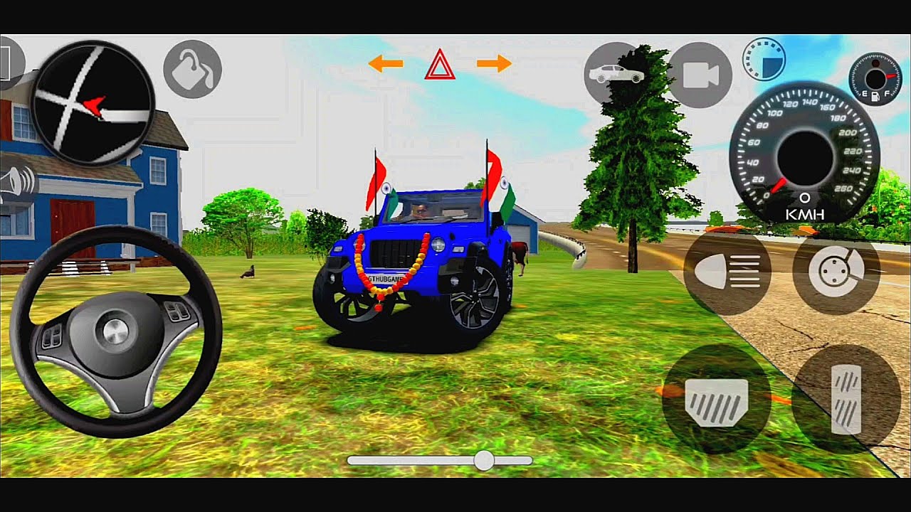 Modified Mahindra Thar😈Games:Indian Blue Thar (Gadi Wala Games) Car Game Android Game - #2025