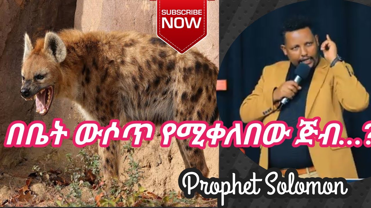 በቤት ውስጥ የሚቀለበው ጅብ...?Prophet Solomon Assefa #በቤት_ውስጥ #የሚቀለበው_ጅብ...?#Prophet_Solomon_Assefa