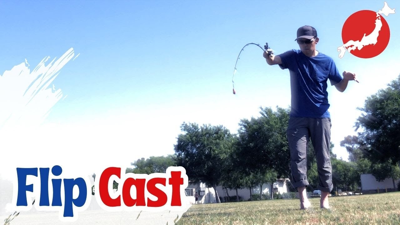 [Flip cast] How to cast a baitcaster. [Casting tutorial / Japanese style / 2020]