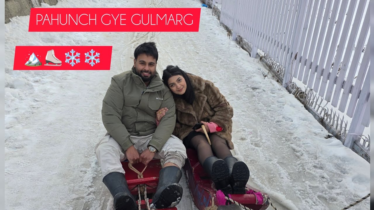 Gulmarg pahunch kar kia khoob enjoy Fun. #gulmarg #srinagar #kashmir #fun #punjabivlogs #hindivlogs 