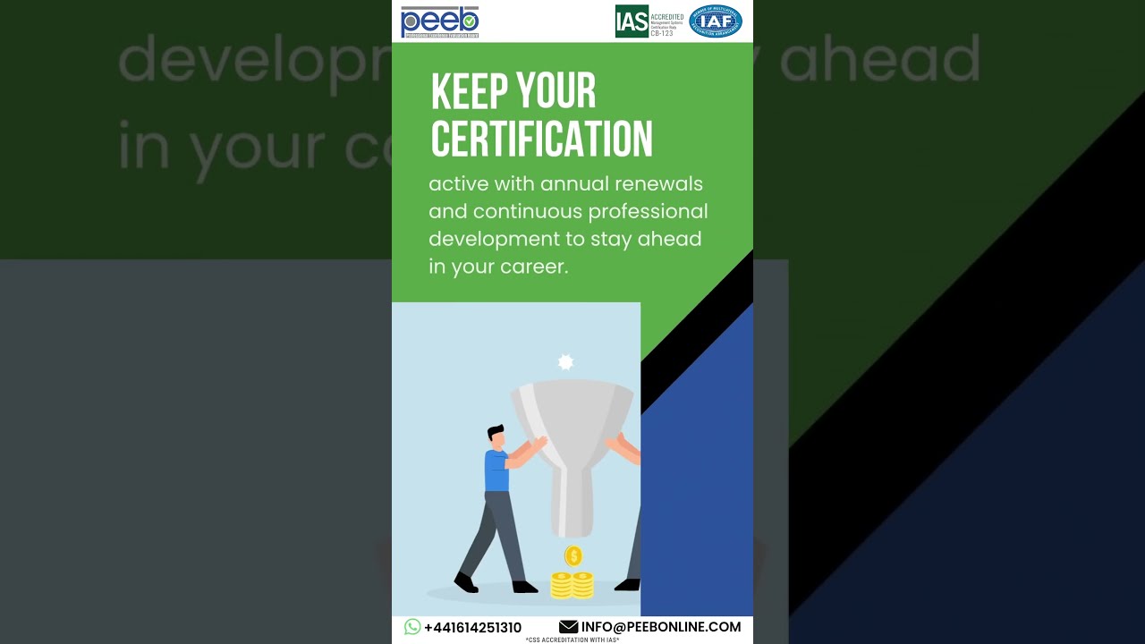 PEEB ISO 17024 Certification &ndash; Elevate Your Professional Credibility