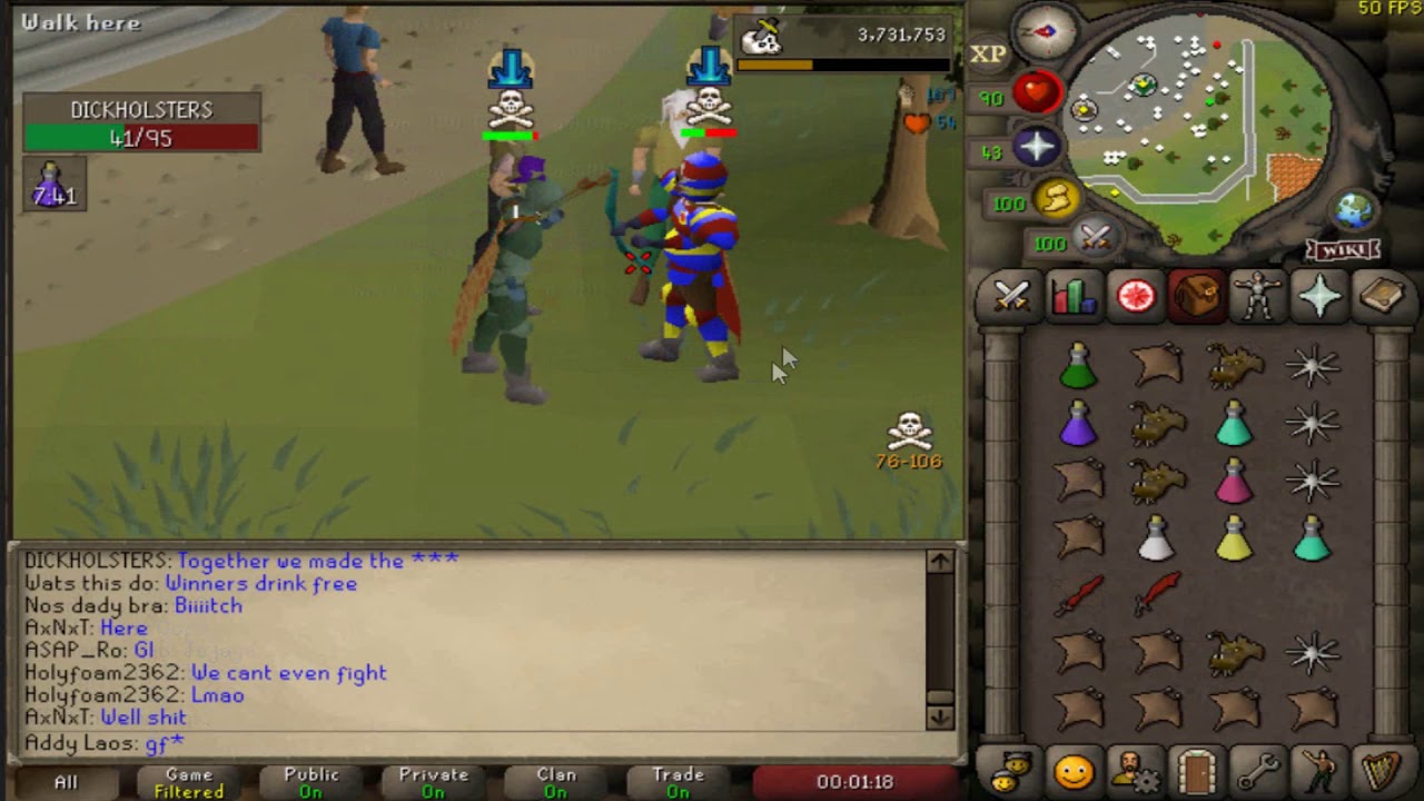 Addy Laos Pk Video 10 - Old School Runescape - Proselyte Pure