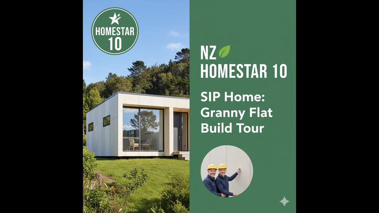 NZ HOMESTAR 10 Home: Granny Flat Build Tour