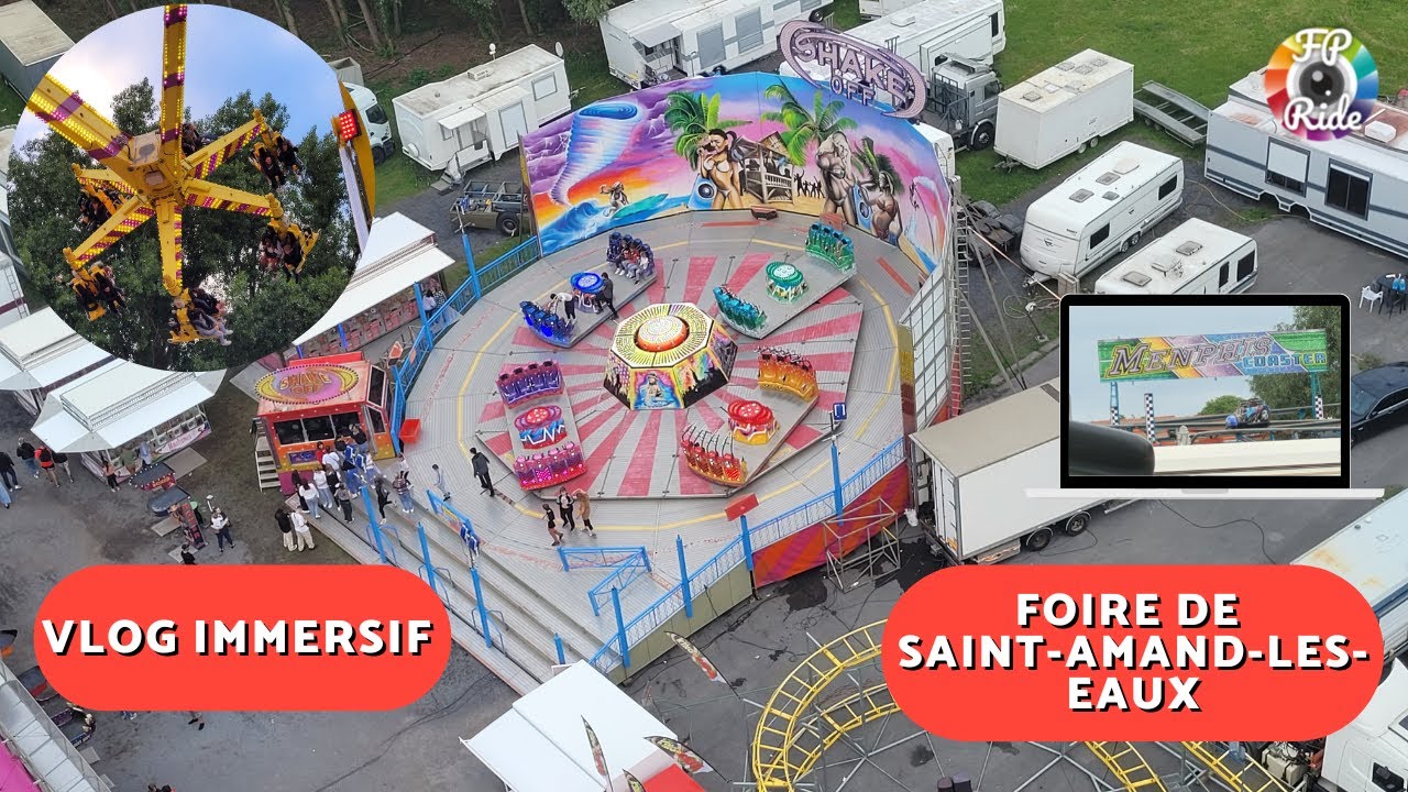 Vlog immersif à la foire de Saint-Amand-les-Eaux 2022 - France - Juin 2022