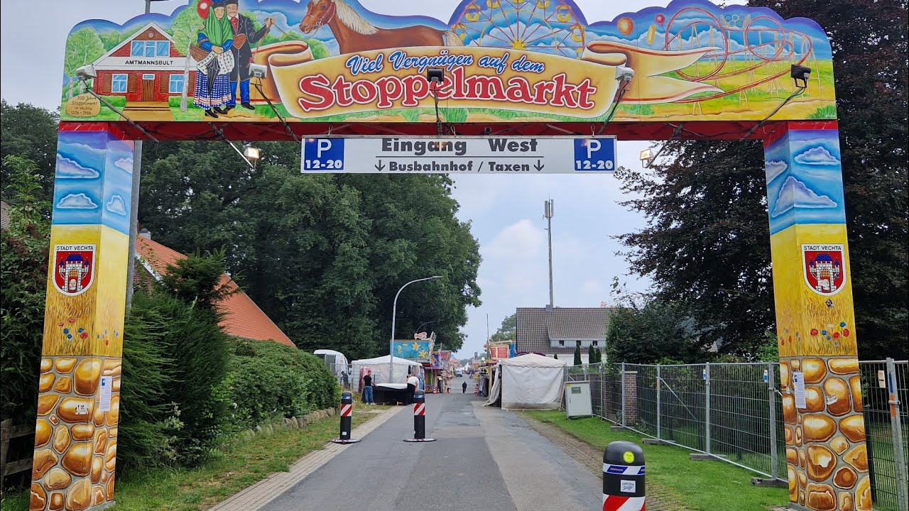Rundgang Stoppelmarkt Vechta kurz vorm Start 15.08.2024 ungeschnitten