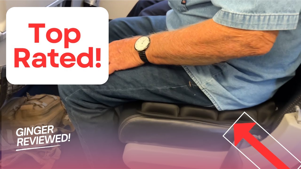 Ultimate Inflatable Travel Seat Cushion Review &ndash; Best Airplane & Wheelchair Comfort