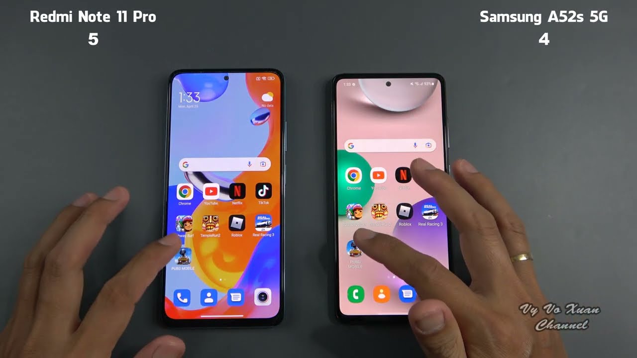 Xiaomi Redmi Note 11 Pro vs Samsung Galaxy A52s 5G | SpeedTest and Camera comparison