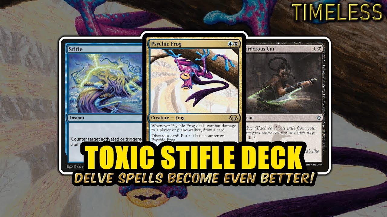 Ultra Toxic Stifle Frog – Delve Just Got Way Better! | Timeless BO3 | MTG Arena