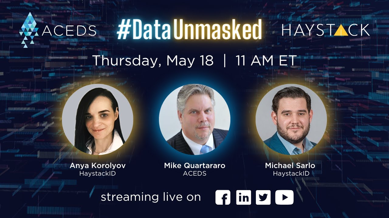 #DataUnmasked featuring Mike Quartararo, Anya Korolyov, and Michael Sarlo