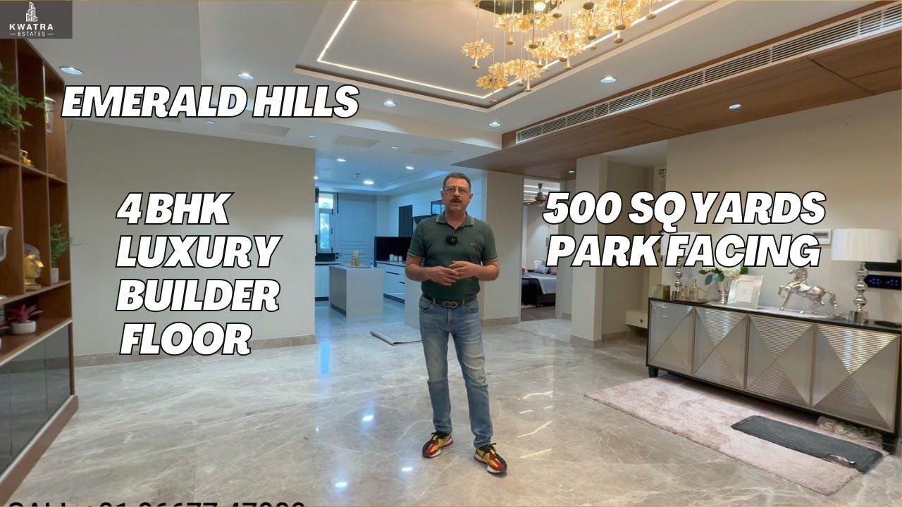 EMERALD HILLS 4 BHK LUXURY BUILDER FLOOR IN GURGAON