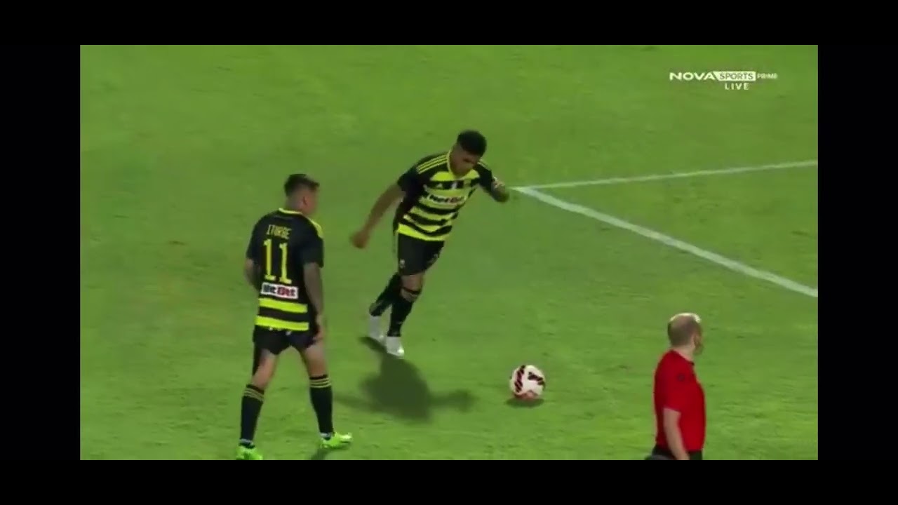 Gol de Luis Palma en su primer partido en competencias Europeas