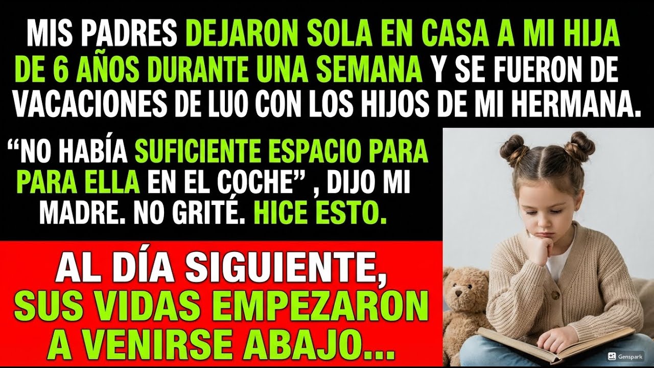 No teníamos lugar para ella”, se excusaron mis padres después de abandonarla una semana.