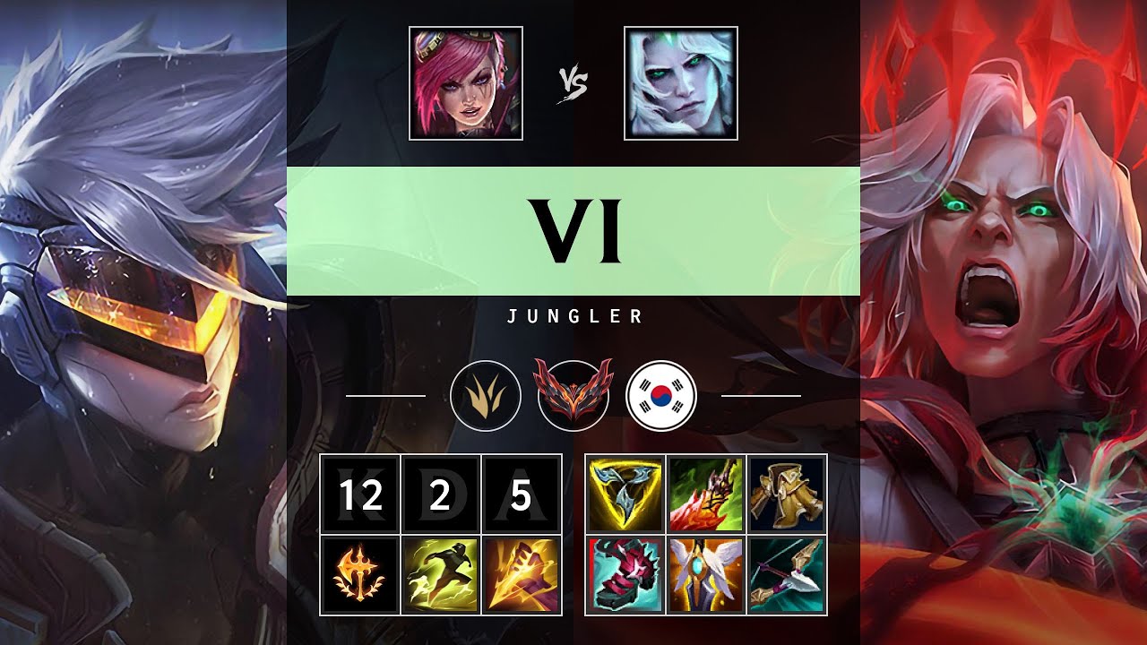 Vi Jungle vs Viego - KR Grandmaster Patch 25.21