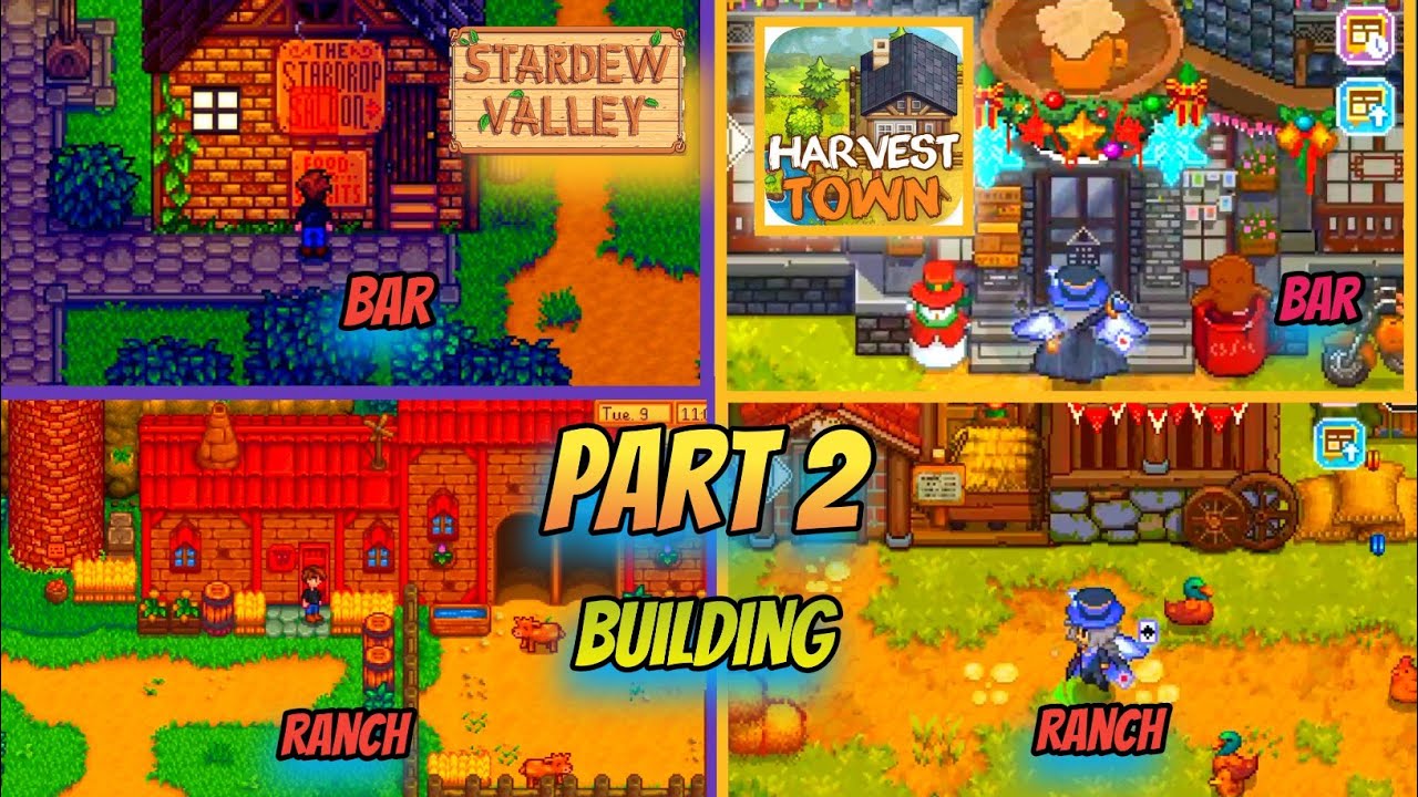 STARDEW VALLEY vs HARVEST TOWN part 2